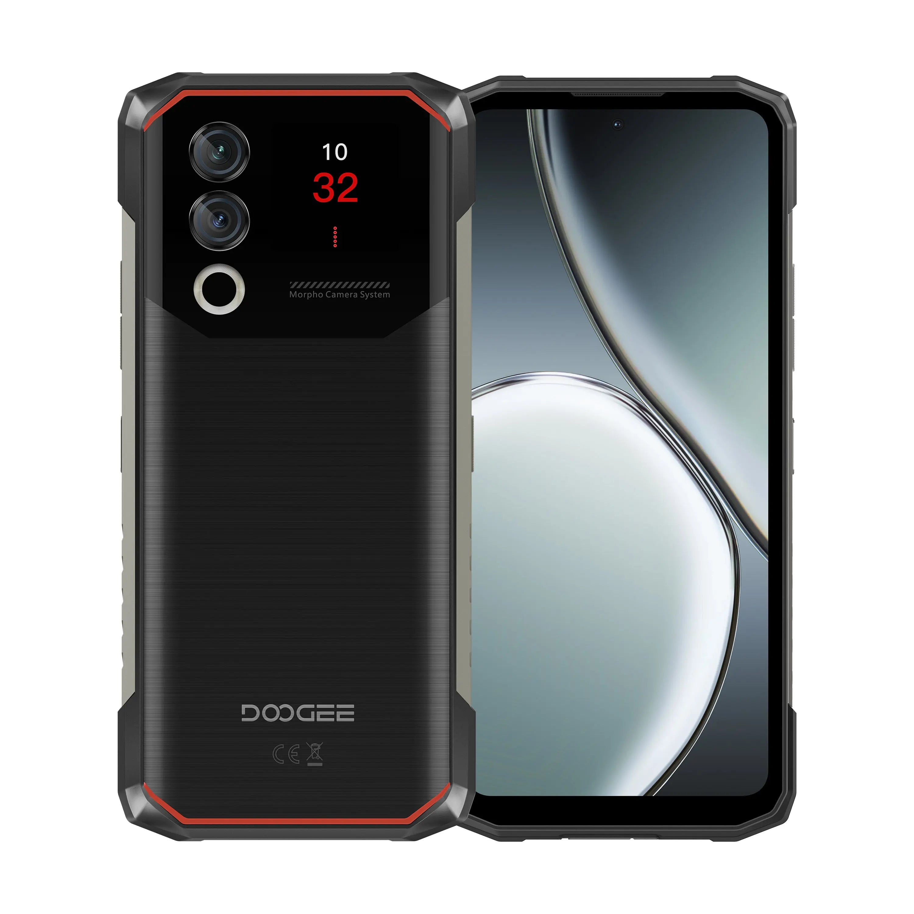 DOOGEE Blade 10 Smartphone Rugged 4G (2024) - 9GB RAM, 128GB ROM, Batteria 5150mAh, Android 14, IP68, NFC, Nero
