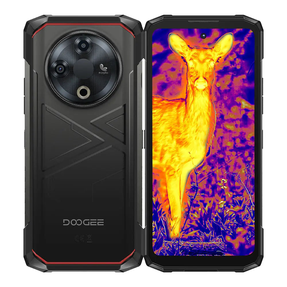 DOOGEE Fire 6: Thermal Imaging Rugged Phone 10400mAh Large Battery