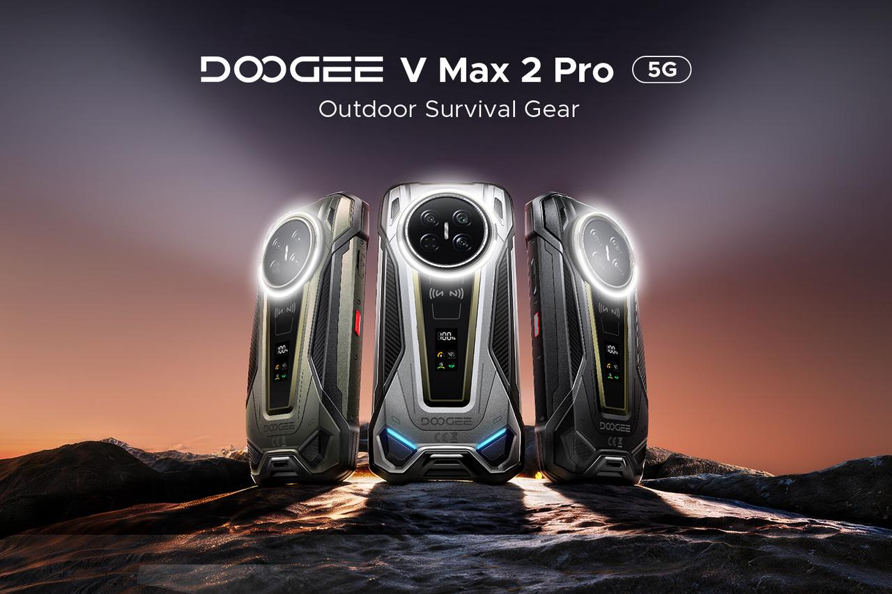 DOOGEE Launches V Max 2 Series Rugged Phones as the Ultimate Survival Powerhouse for the Wild