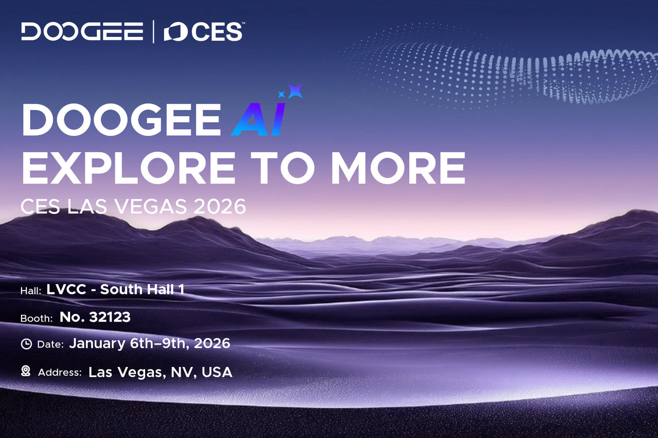 DOOGEE Presents "AI, Explore to More": Empowering Real-World Adventure at CES 2026