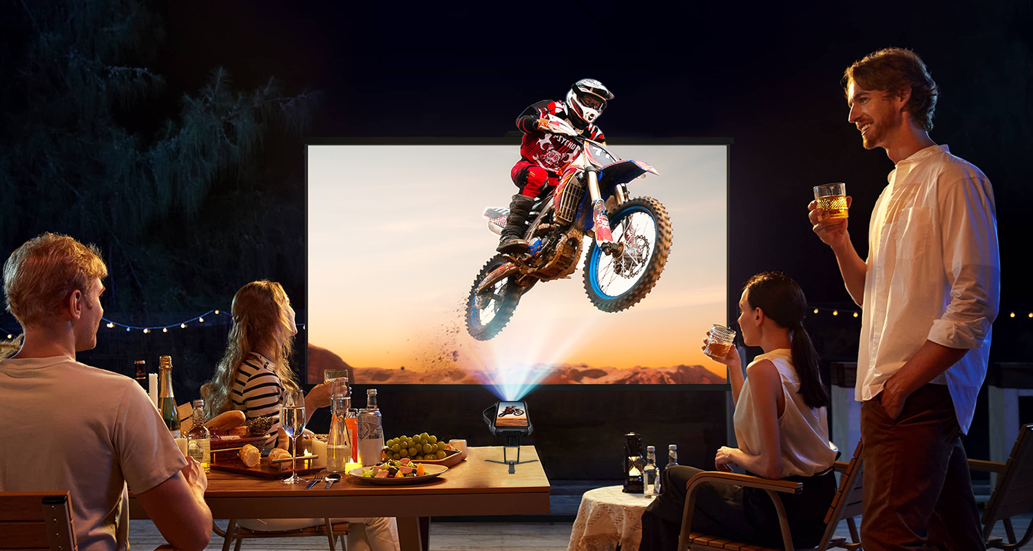 How to Use a Projector Phone for Outdoor & Camping?