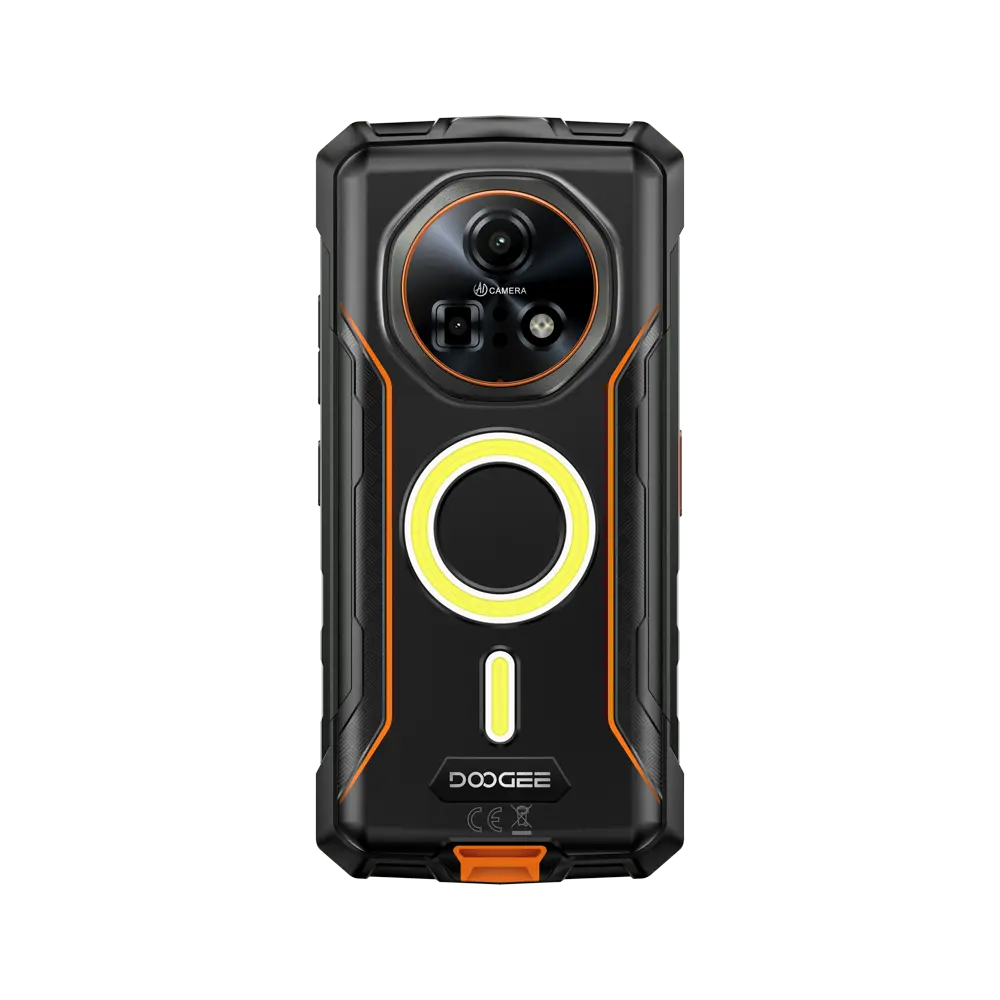 DOOGEE Fire 7 Pro 13000mAh Android 15 5G Rugged Phone with Bluetooth Intercom Function DOOGEE