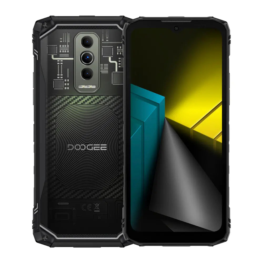 DOOGEE Blade10 Power Rugged Smartphone Unlocked,24GB 256GB/2TB, 10300mAh Rugged Phone, 6.6''HD 90Hz Android 14 Cell Phone, 50MP Camera, 3 Card Slots/Face Unlock/Fingerprint/NFC/Wi-Fi6E/IP69K