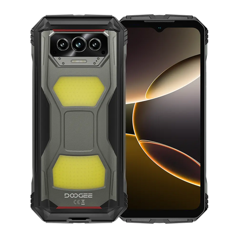 DOOGEE V MAX S 22000mAh Large battery Dual Camping lights Android 14 Rugged Phone DOOGEE