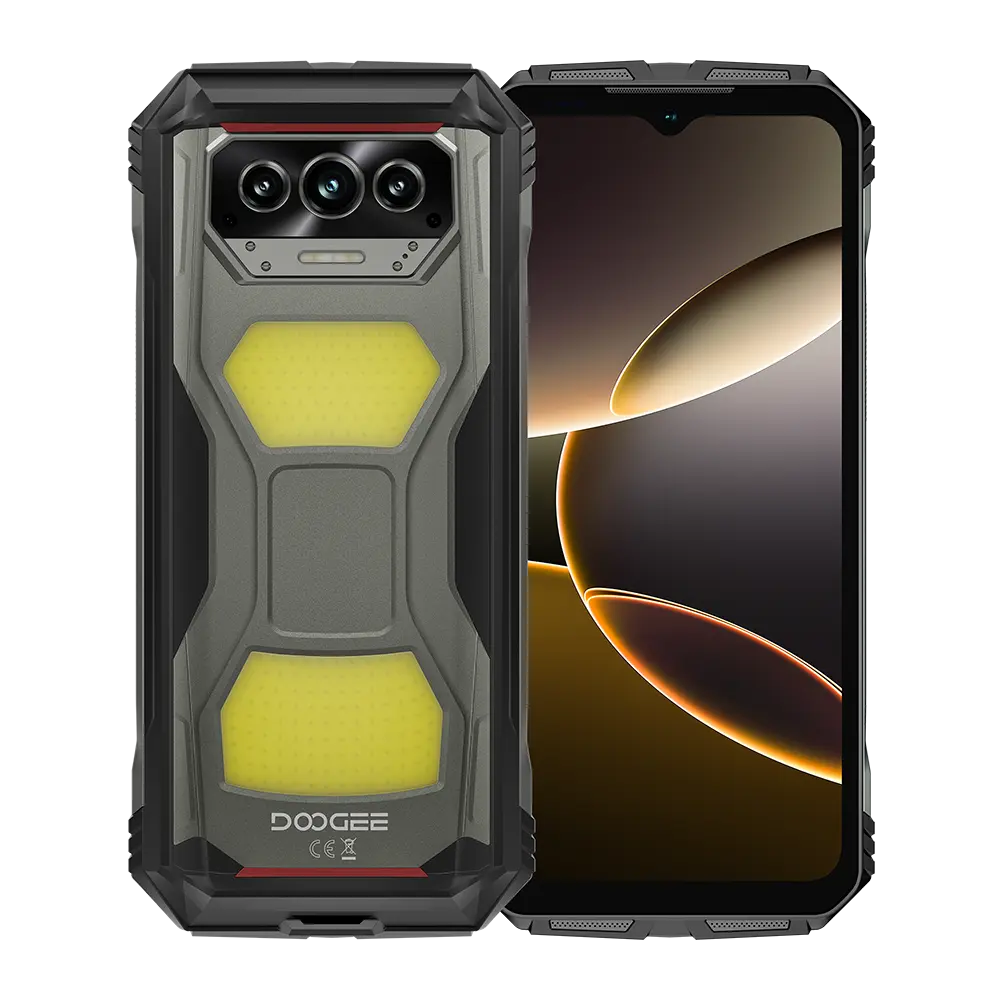 DOOGEE V MAX S 22000mAh Large battery Dual Camping lights Android 14 Rugged Phone DOOGEE