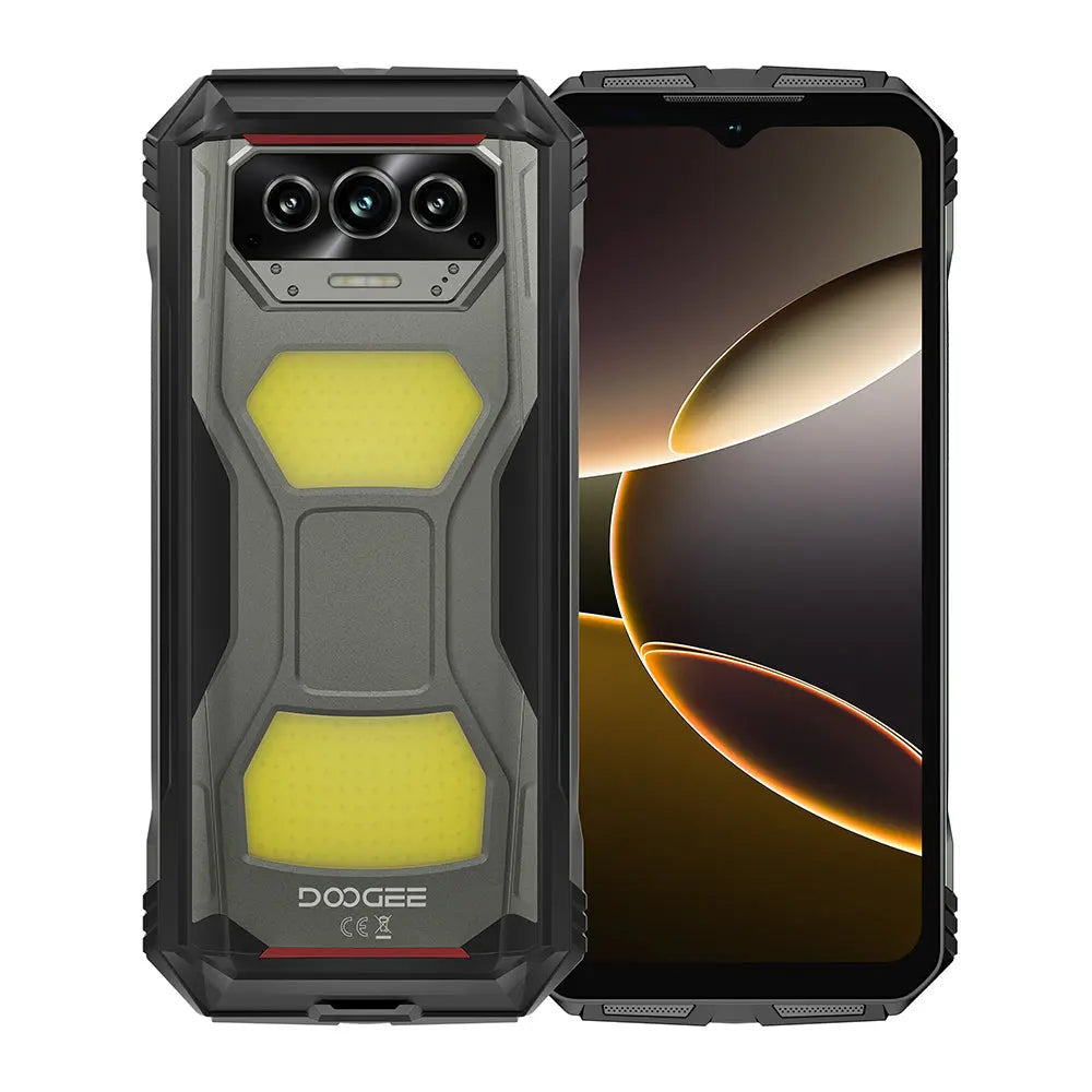 DOOGEE V MAX S 22000mAh Large battery Dual Camping lights Android 14 Rugged Phone DOOGEE