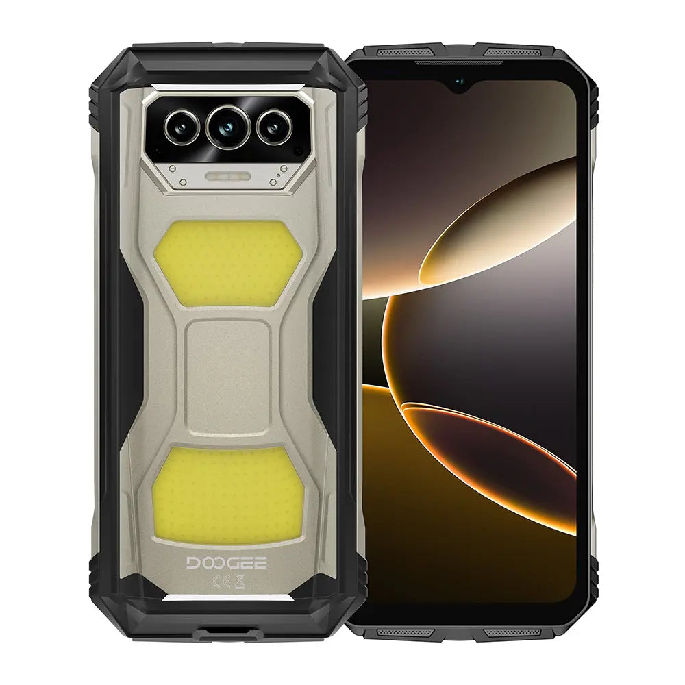 DOOGEE V MAX S 22000mAh Large battery Dual Camping lights Android 14 Rugged Phone DOOGEE