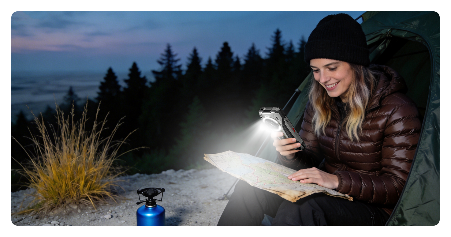 Lighting the Campsite at Night