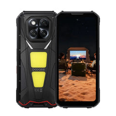 DOOGEE V Max Play 5G Rugged Android 15 Phone with 480P HD Portable Autofocus Projector