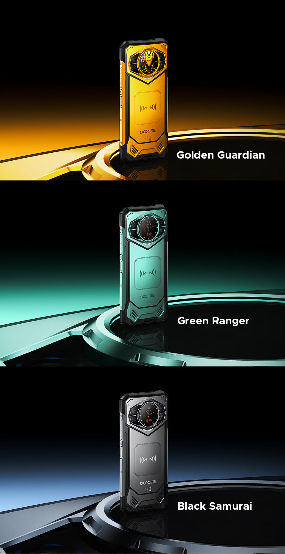 最強タフネススマホ DOOGEE S200 DOOGEE S200 10100mAh 5G Android 16 Rugged Smartphone