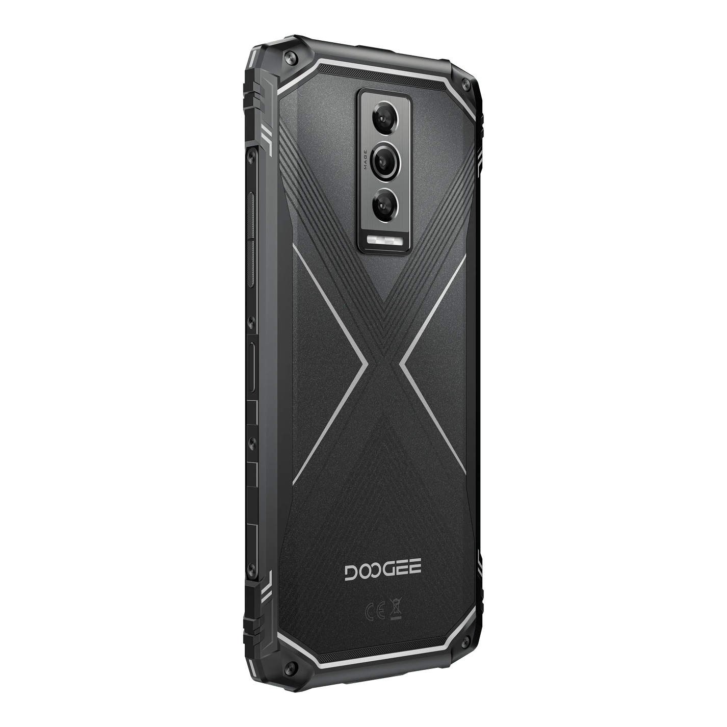 DOOGEE Blade 10 Ultra(2024) Téléphone Portable Incassable Android 14, 20GO+256GO(2TO) Smartphone Incassable, 6.56'' HD+, 50MP+8MP Téléphone De Chantier 5150mAh, 3 Card Slots/IP68/IP69K/NFC/Face ID/OTG