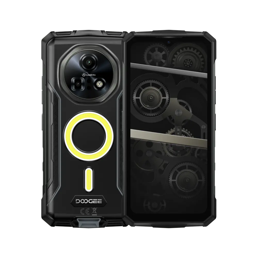 DOOGEE Fire 7 Pro 13000mAh Android 15 5G Rugged Phone with Bluetooth Intercom Function DOOGEE
