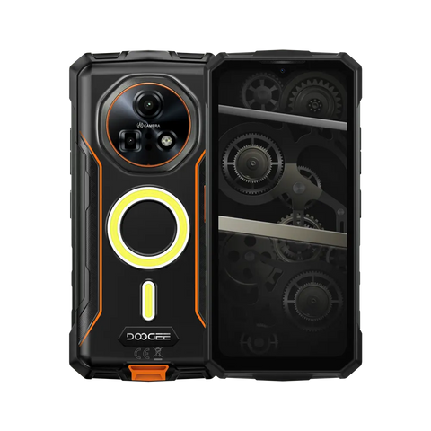 DOOGEE Fire 7 Pro 13000mAh Android 15 5G Rugged Phone with Bluetooth Intercom Function DOOGEE