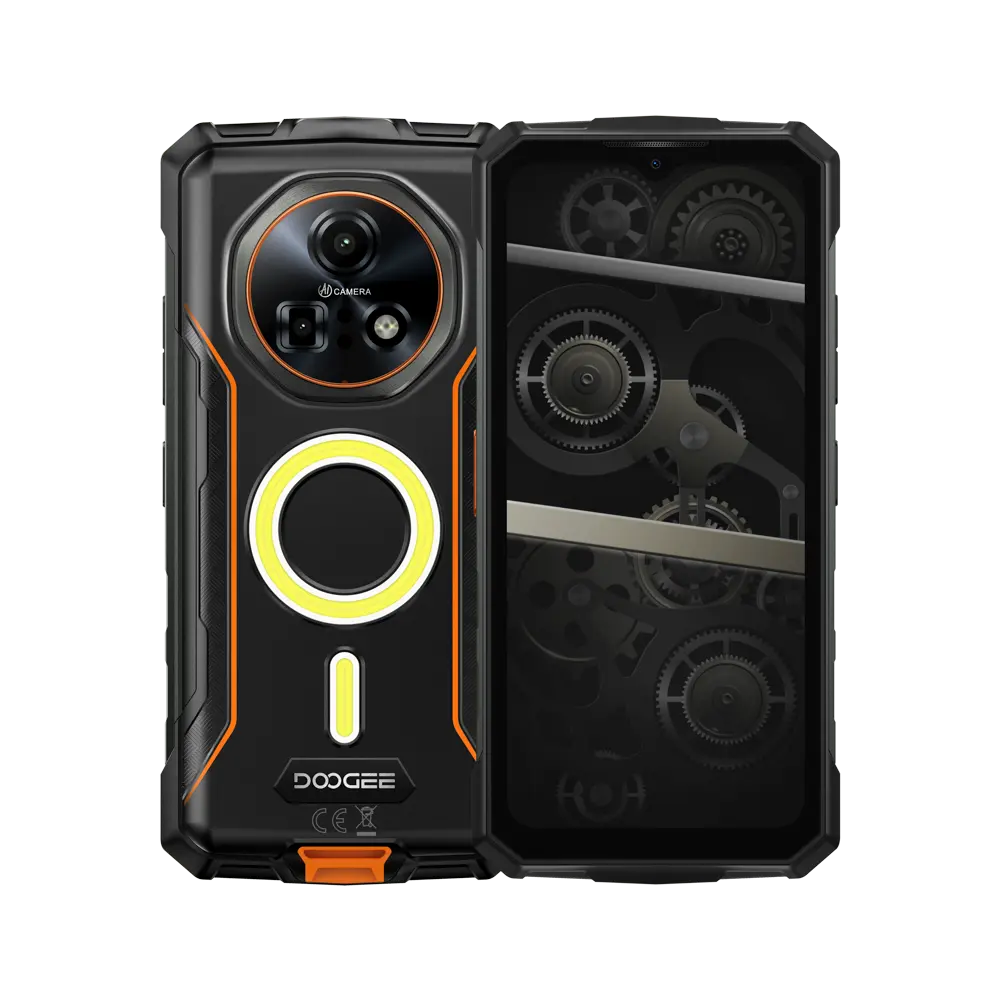 DOOGEE Fire 7 Pro 13000mAh Android 15 5G Rugged Phone with Bluetooth Intercom Function DOOGEE