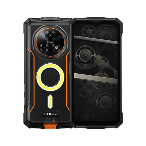 DOOGEE Fire 7 Pro 13000mAh Android 15 5G Rugged Phone with Bluetooth Intercom Function DOOGEE