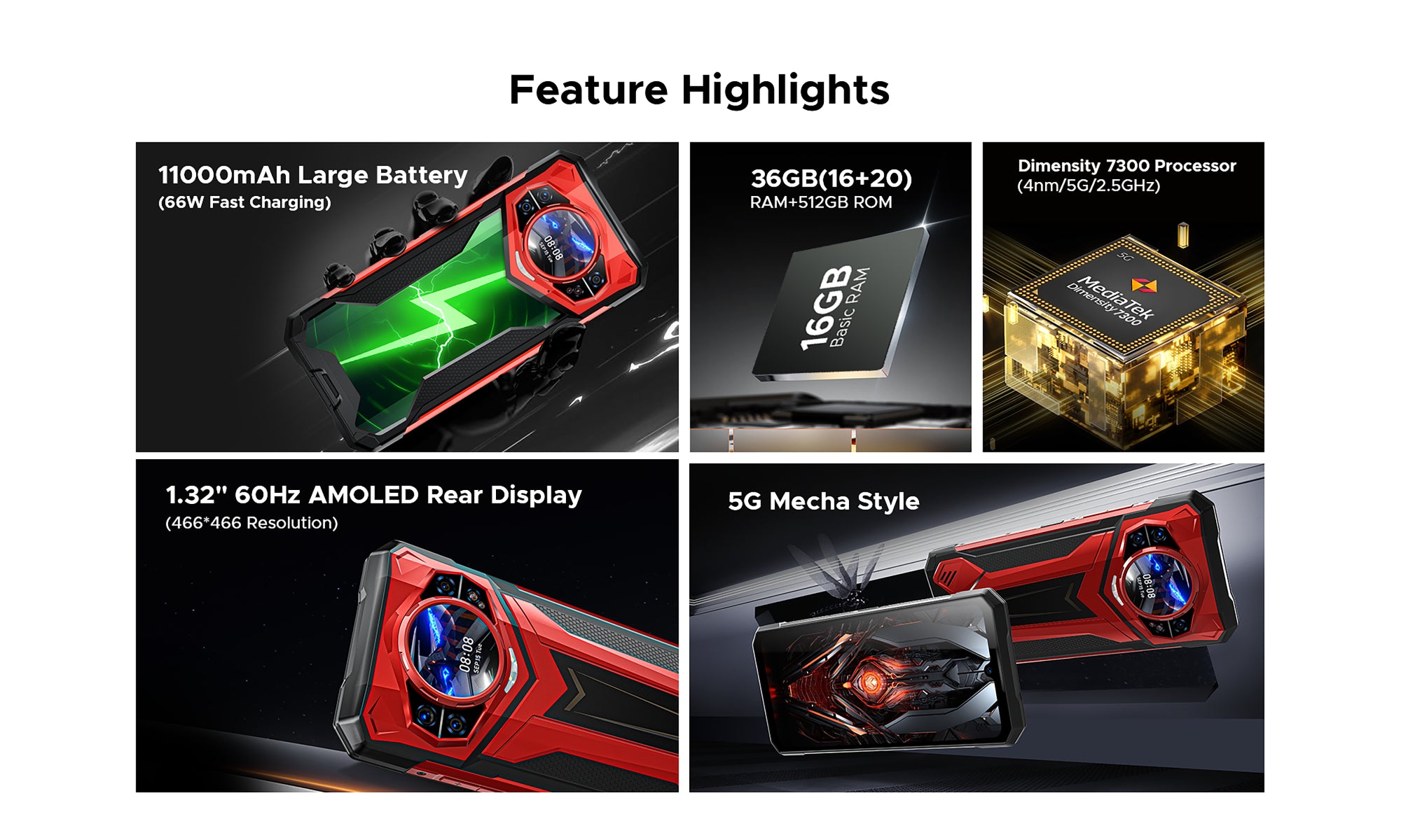 DOOGEE S200 Plus 512GB Memory, 36GB RAM (16GB+Up to 20GB Extended RAM), 10100mAh Battery 5G Rugged Smartphone (Global Version) 28 doogee.com