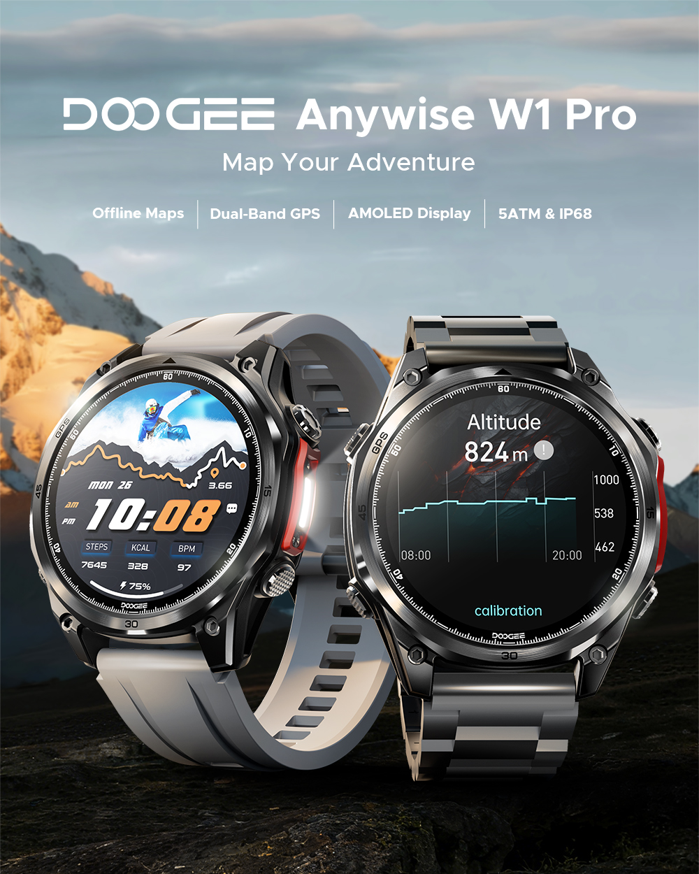 DOOGEE Anywise W1 Pro - Waterproof Sport Smartwatch – doogee.com DOOGEE Anywise W1 Pro - Waterproof Sport Smartwatch – doogee.com