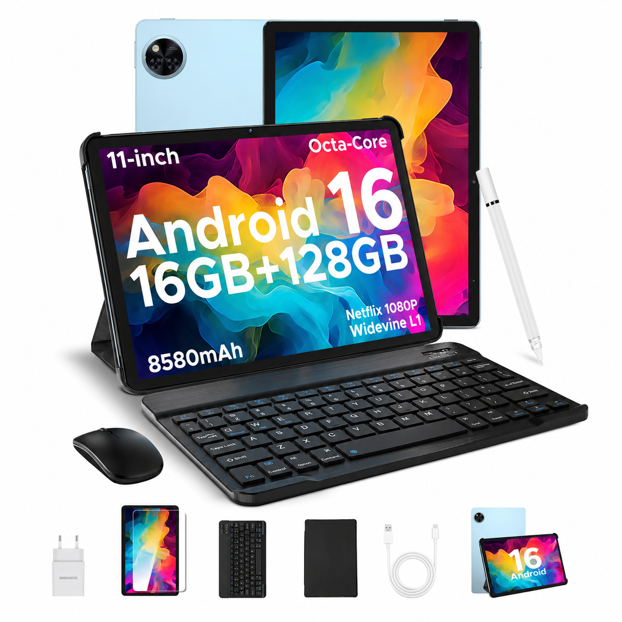 DOOGEE U11: Android 16 Tablet 16GB+128GB/2TB TF Octa-Core Android