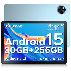 DOOGEE U11 Pro 30GB RAM + 256GB ROM 11" inch 5060mAh Android 15 Tablet with Accessories DOOGEE