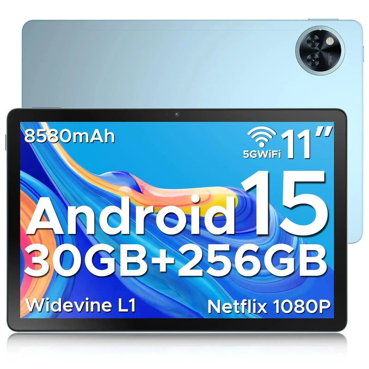 DOOGEE U11 Pro 30GB RAM + 256GB ROM 11" inch 5060mAh Android 15 Tablet with Accessories DOOGEE