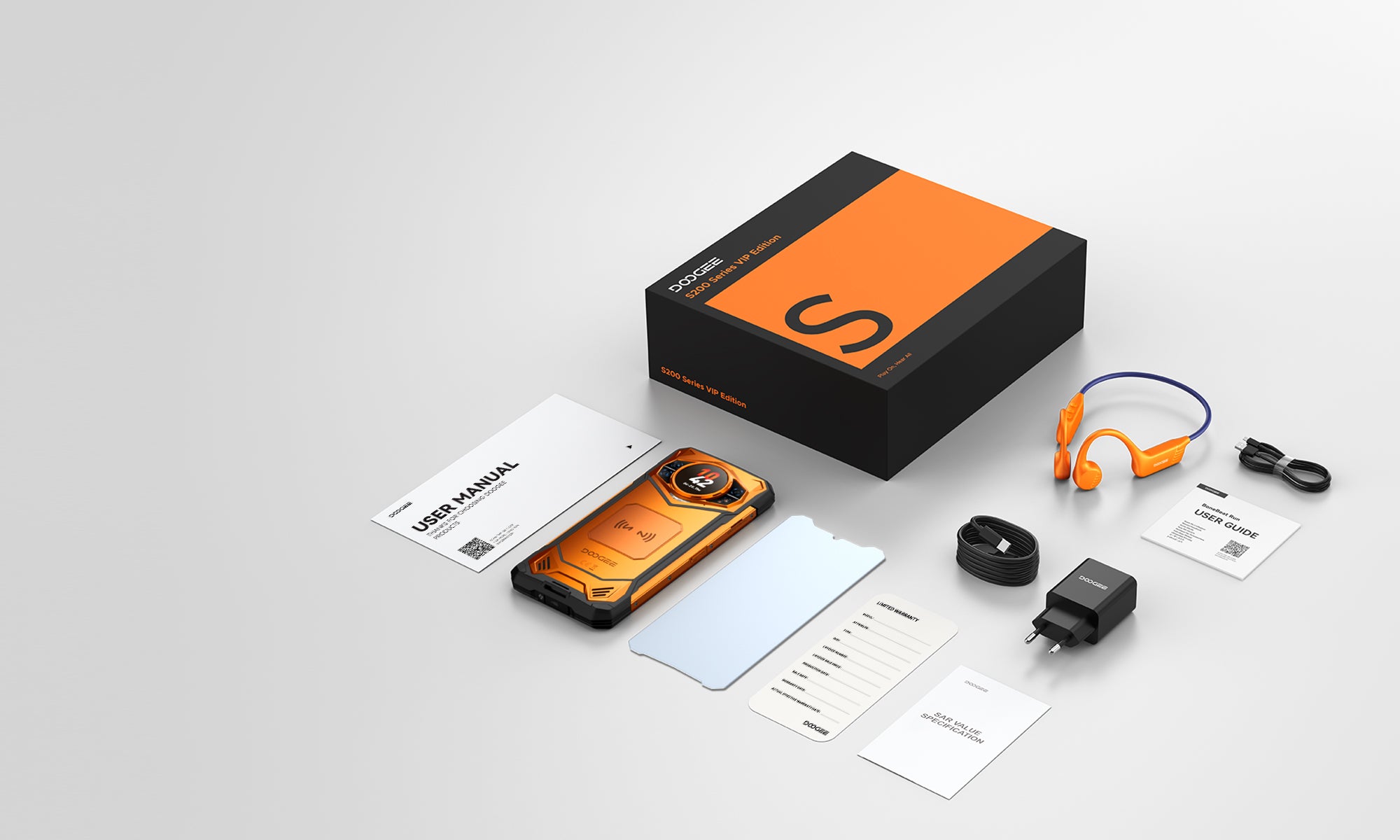 DOOGEE S200 VIP Edition 256GB Memory, 48GB RAM (12GB+Up to 36GB Extended RAM), 10100mAh Battery 5G Rugged Smartphone with Headphones (Global Version) 34 doogee.com