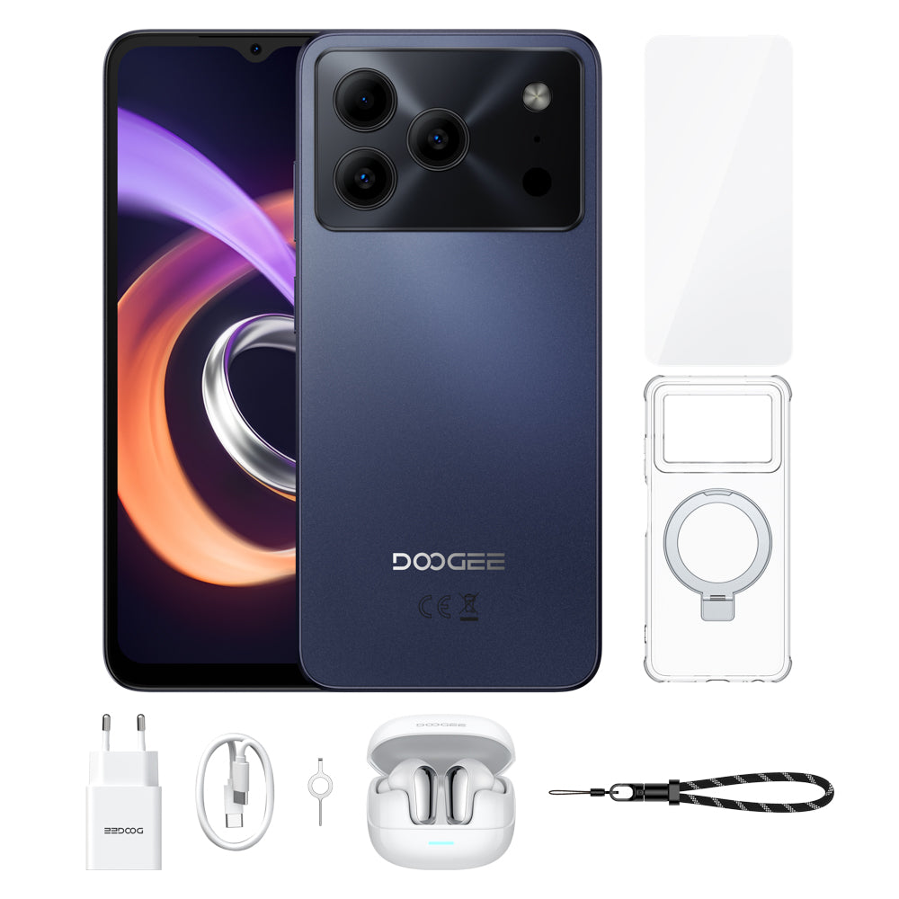DOOGEE Note56 Plus Android 16 Smartphone 6150mAh, Face Unlock, 90Hz Display(6+256GB)