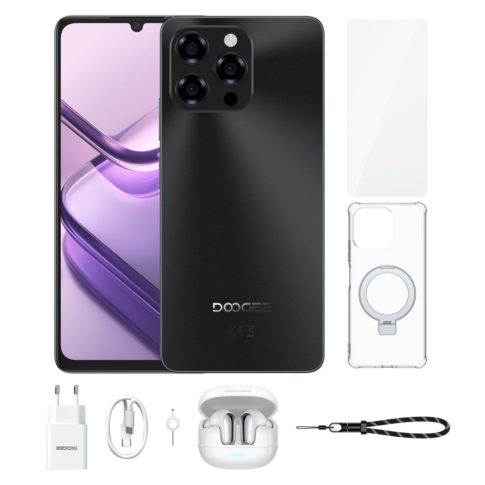 DOOGEE Note 58 6250mAh Android 15 Smartphone with Earbub – doogee.com