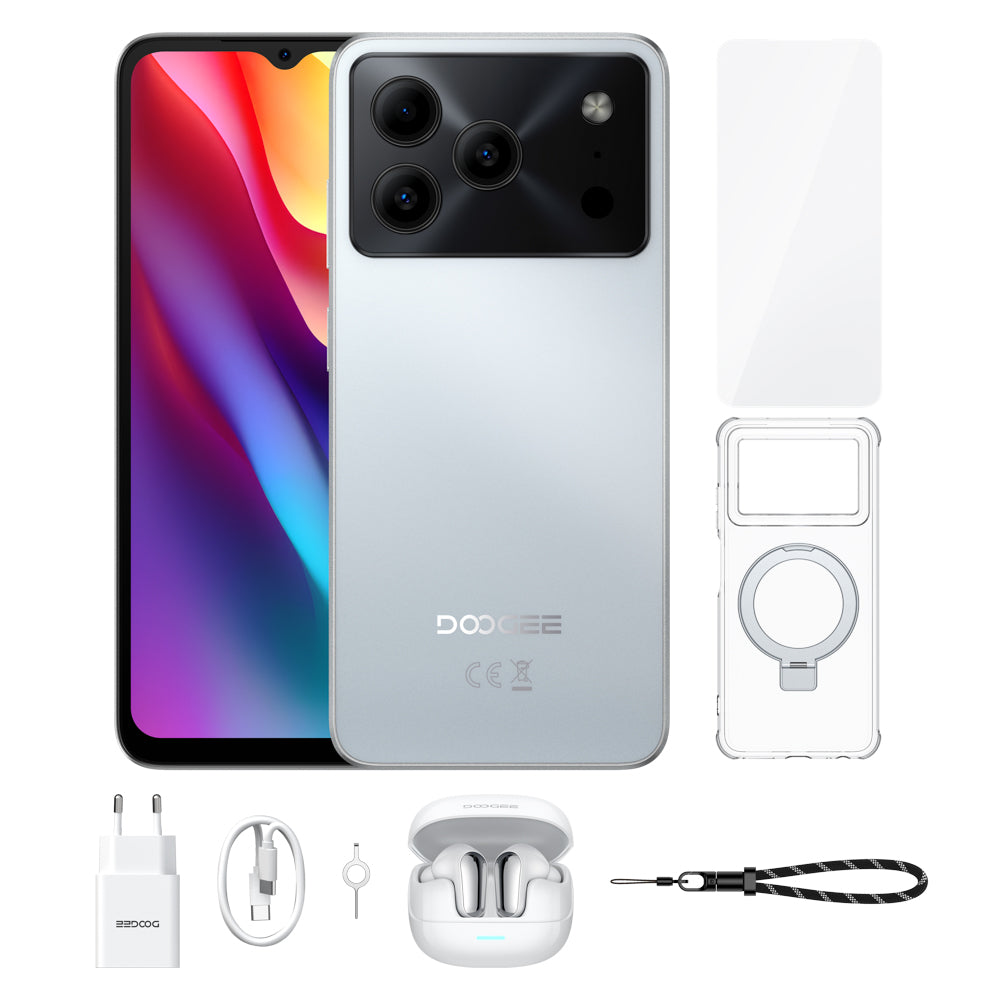 DOOGEE Note56 Android 16 Smartphone 6150mAh, Face Unlock, 90Hz Display(3+64GB)