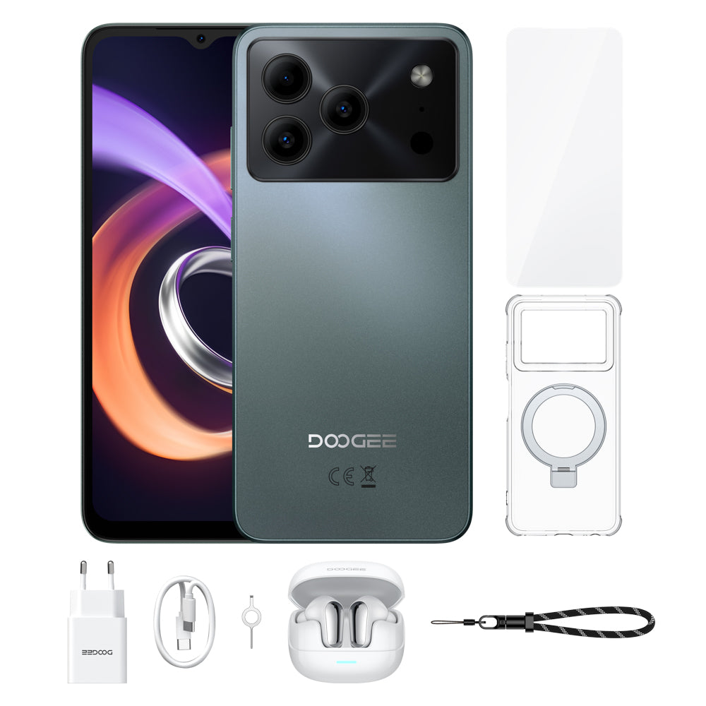 DOOGEE Note56 Plus Android 16 Smartphone 6150mAh, Face Unlock, 90Hz Display(6+256GB)