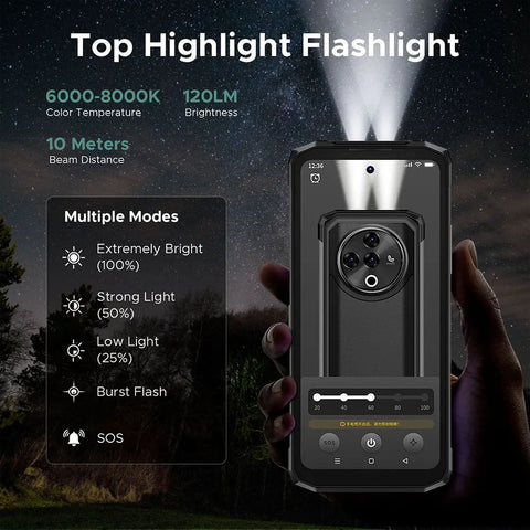 DOOGEE Fire 6 Power 15500mAh 18W 3-in-1Reverse Charging 50MP Camera Android 14 DOOGEE