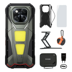 DOOGEE V Max Play 5G Rugged Android 15 Phone with 480P HD Portable Autofocus Projector
